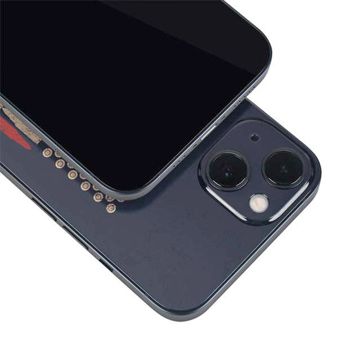 Blue Bullet American Flag iPhone Skins